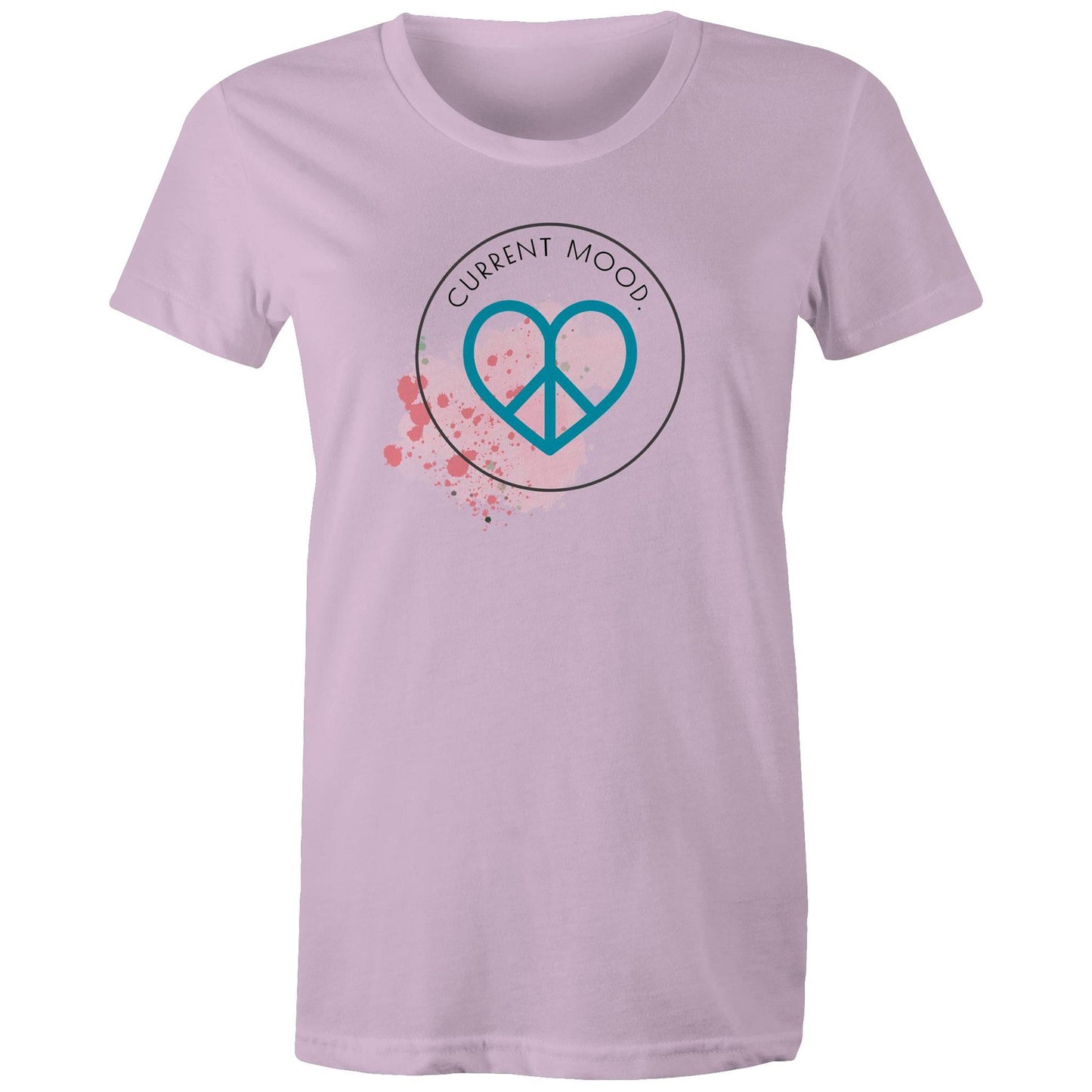 Current Mood 'PAINTED HEART' Women's Tee