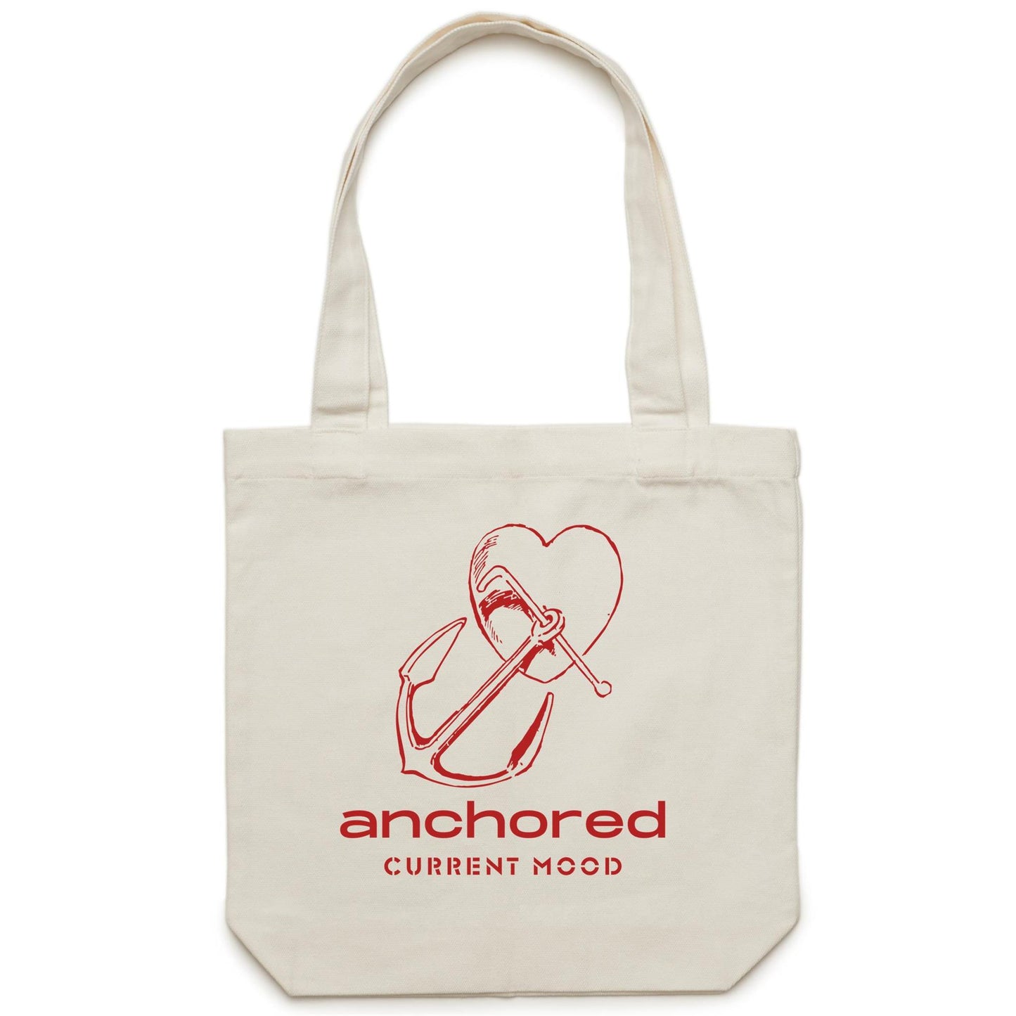 Current Mood 'ANCHORED' - Carrie - Canvas Tote Bag