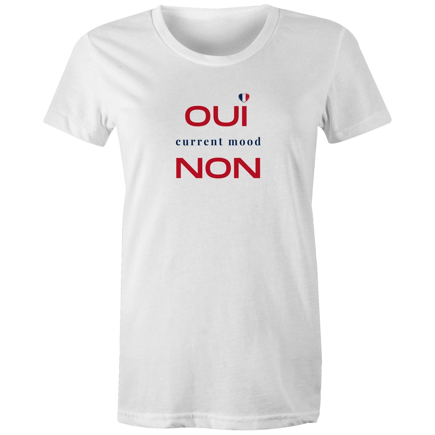 Current Mood 'OUI NON' Women's Tee