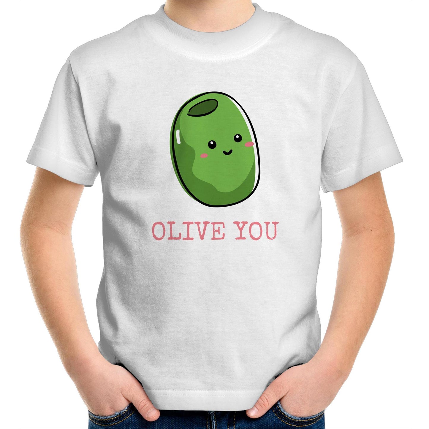 Current Mood 'OLIVE YOU' Youth Tee