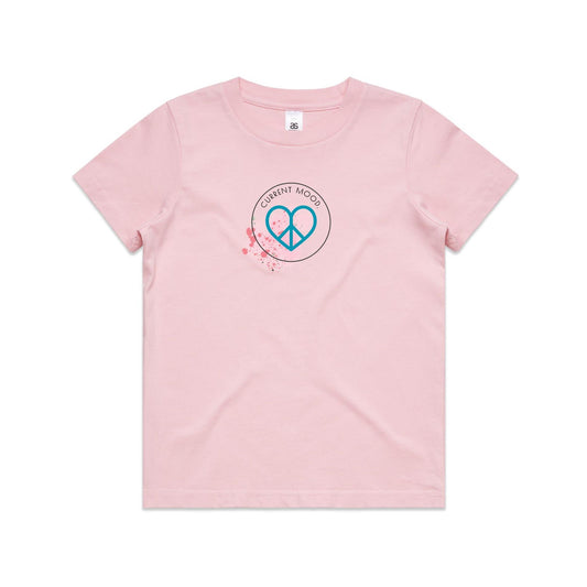 Current Mood 'PAINTED HEART' Youth Tee