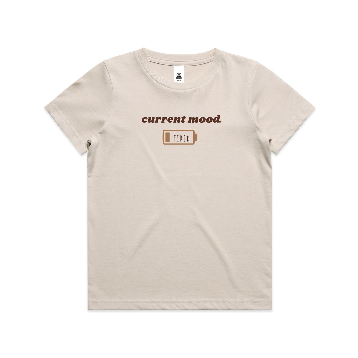 Current Mood 'TIRED' Youth Tee