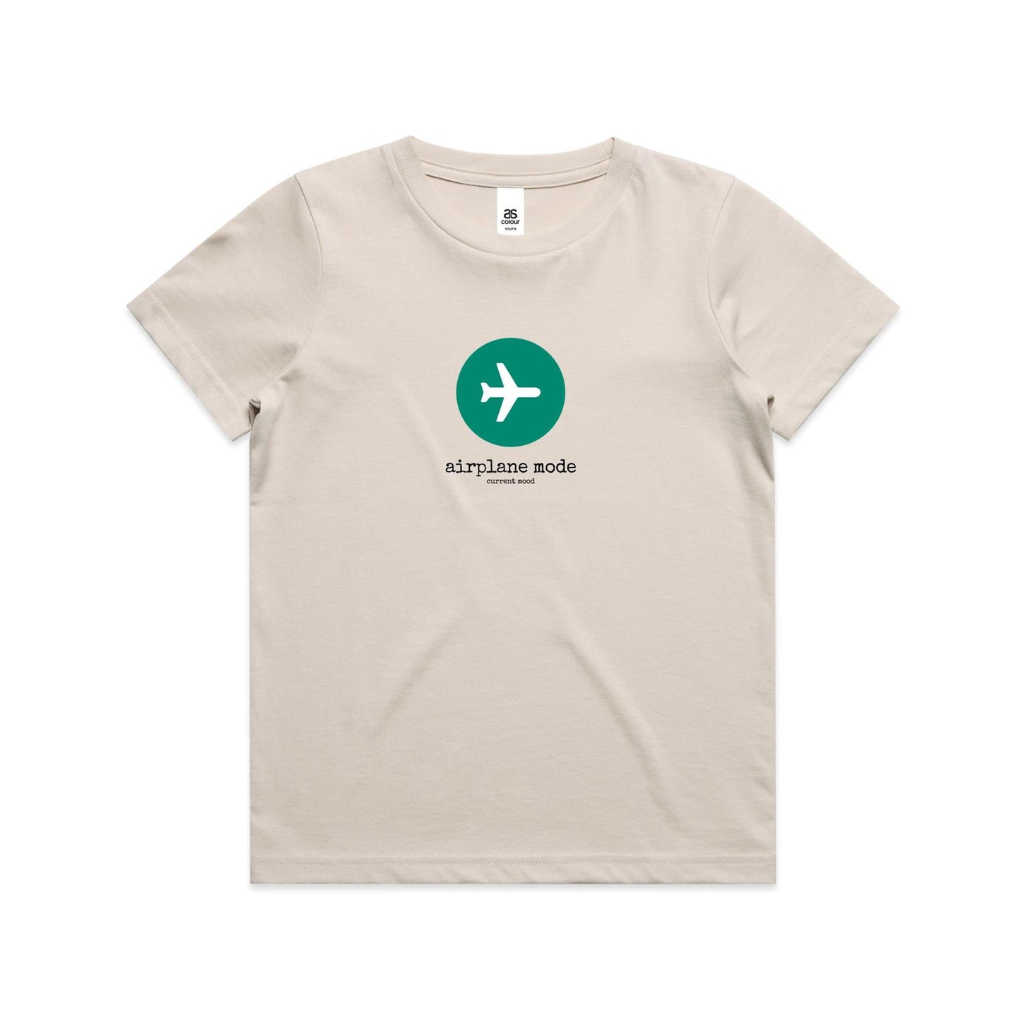 Current Mood 'AIRPLANE MODE' Youth Tee
