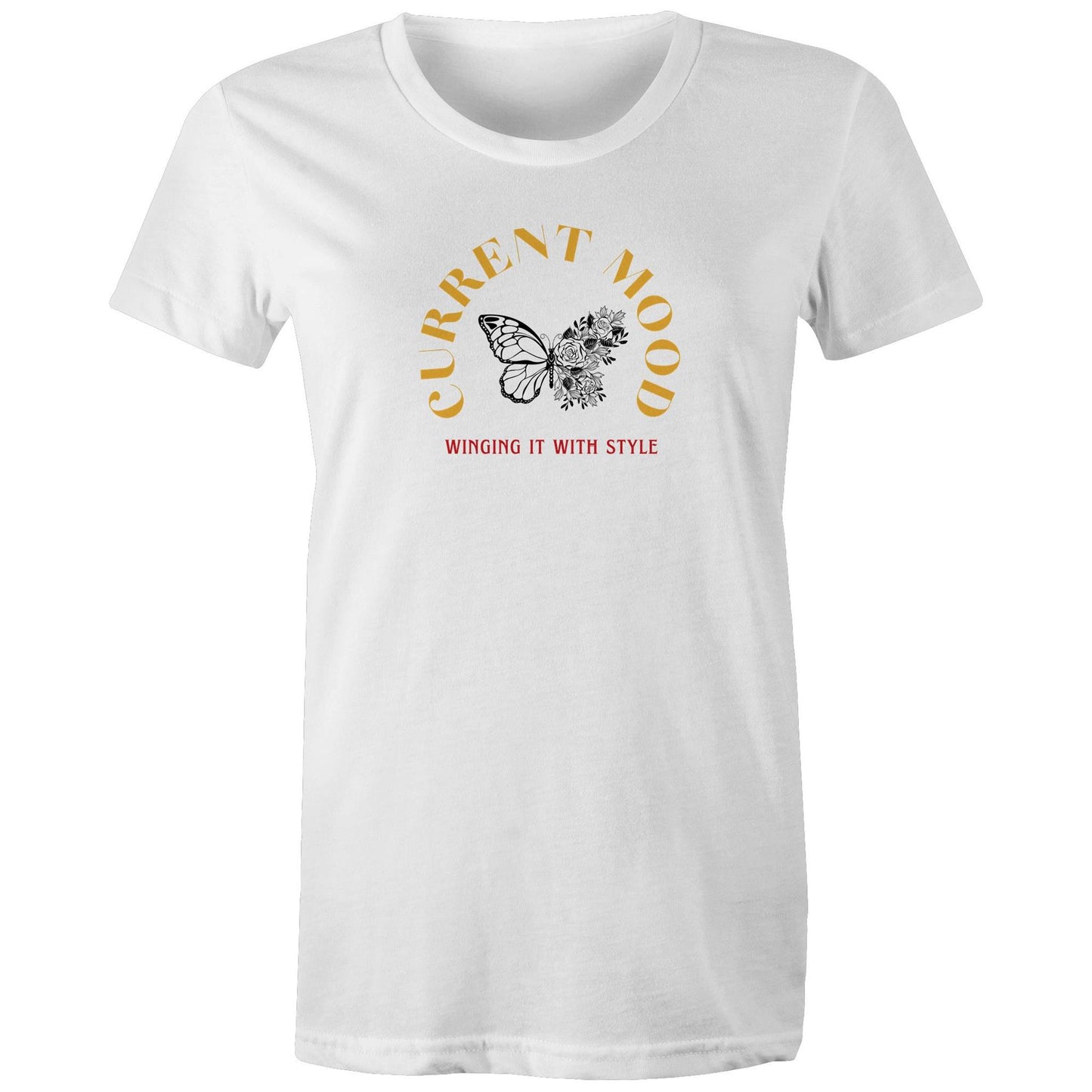 Current Mood 'WINGING IT WITH STYLE' Women's Tee