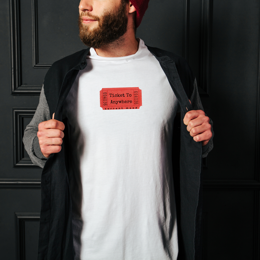 Current Mood 'TICKET TO ANYWHERE' Men's Tee