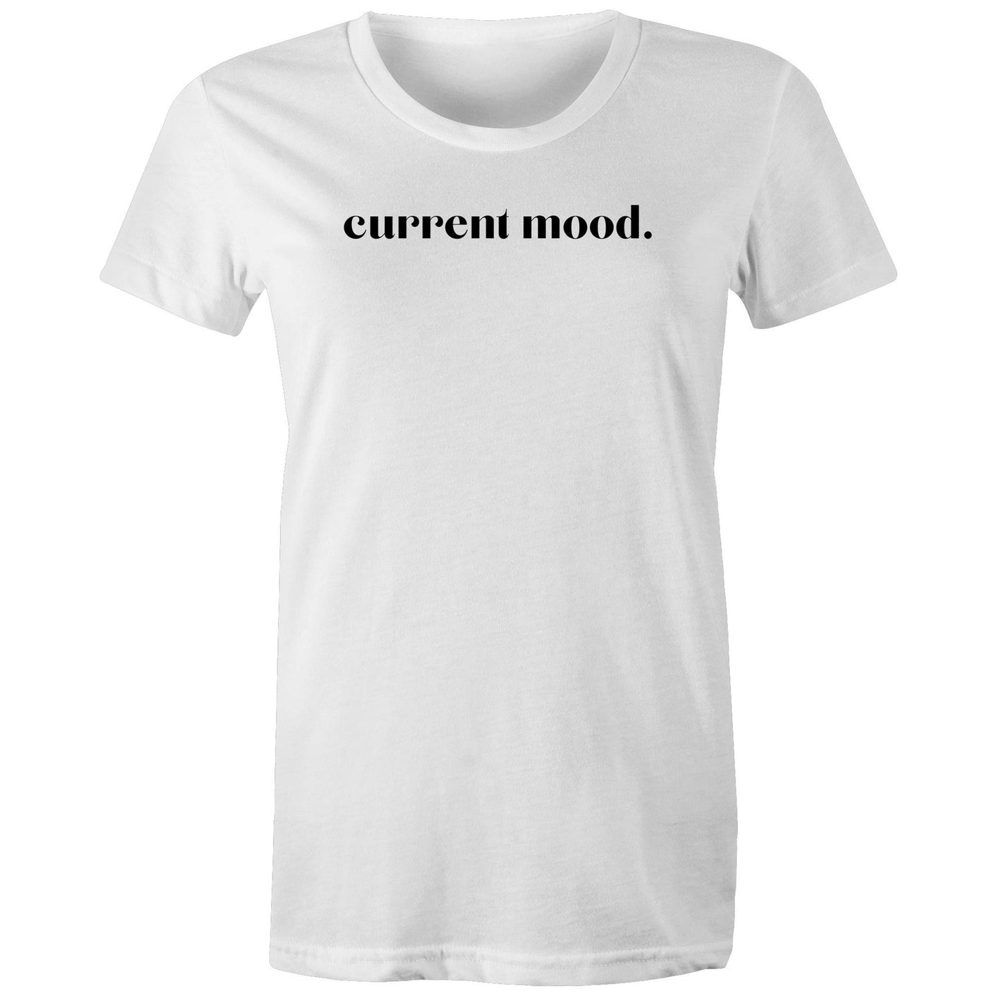 Current Mood 'BLACK LOGO' Women's Tee