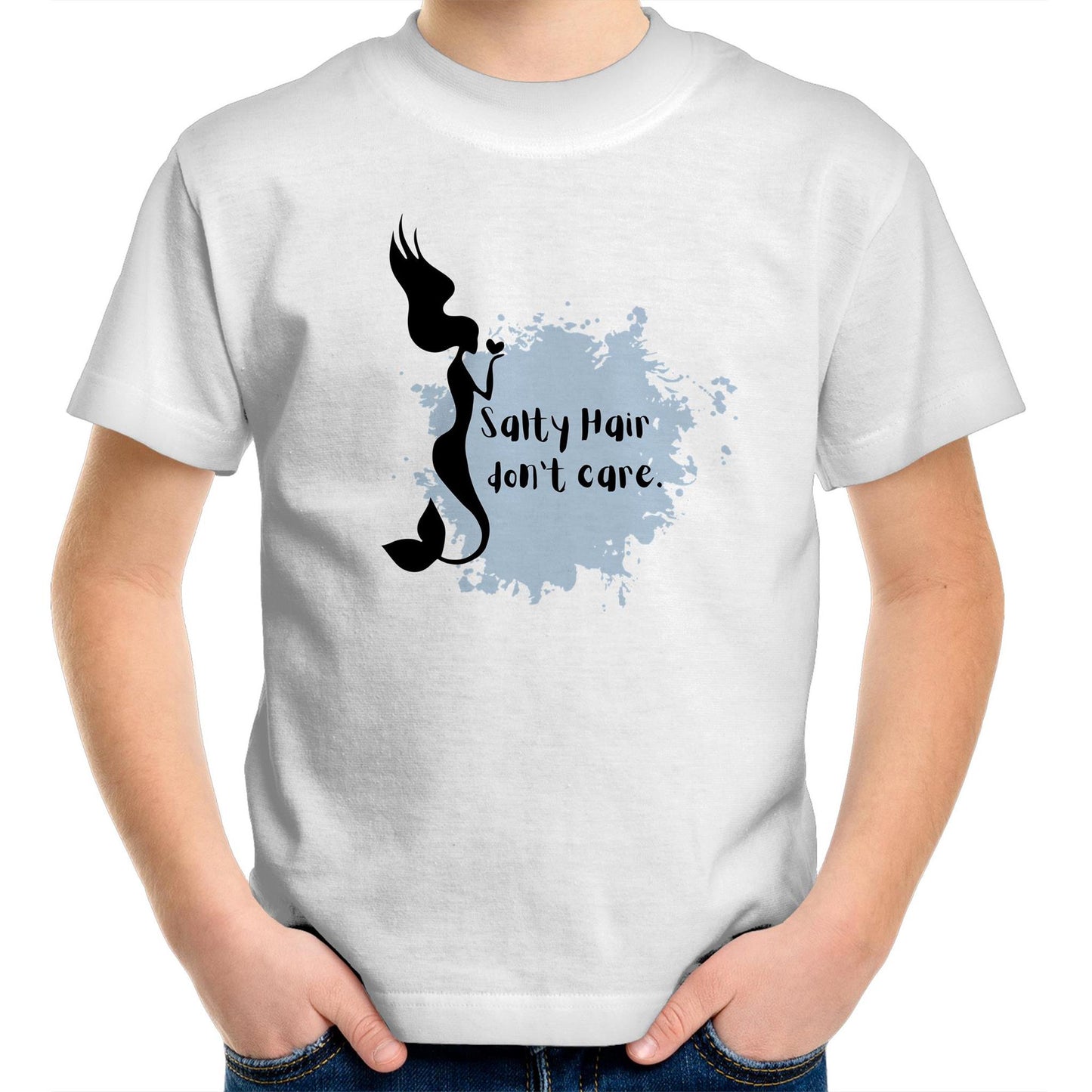 Current Mood 'SALTY HAIR DON'T CARE' Youth Tee