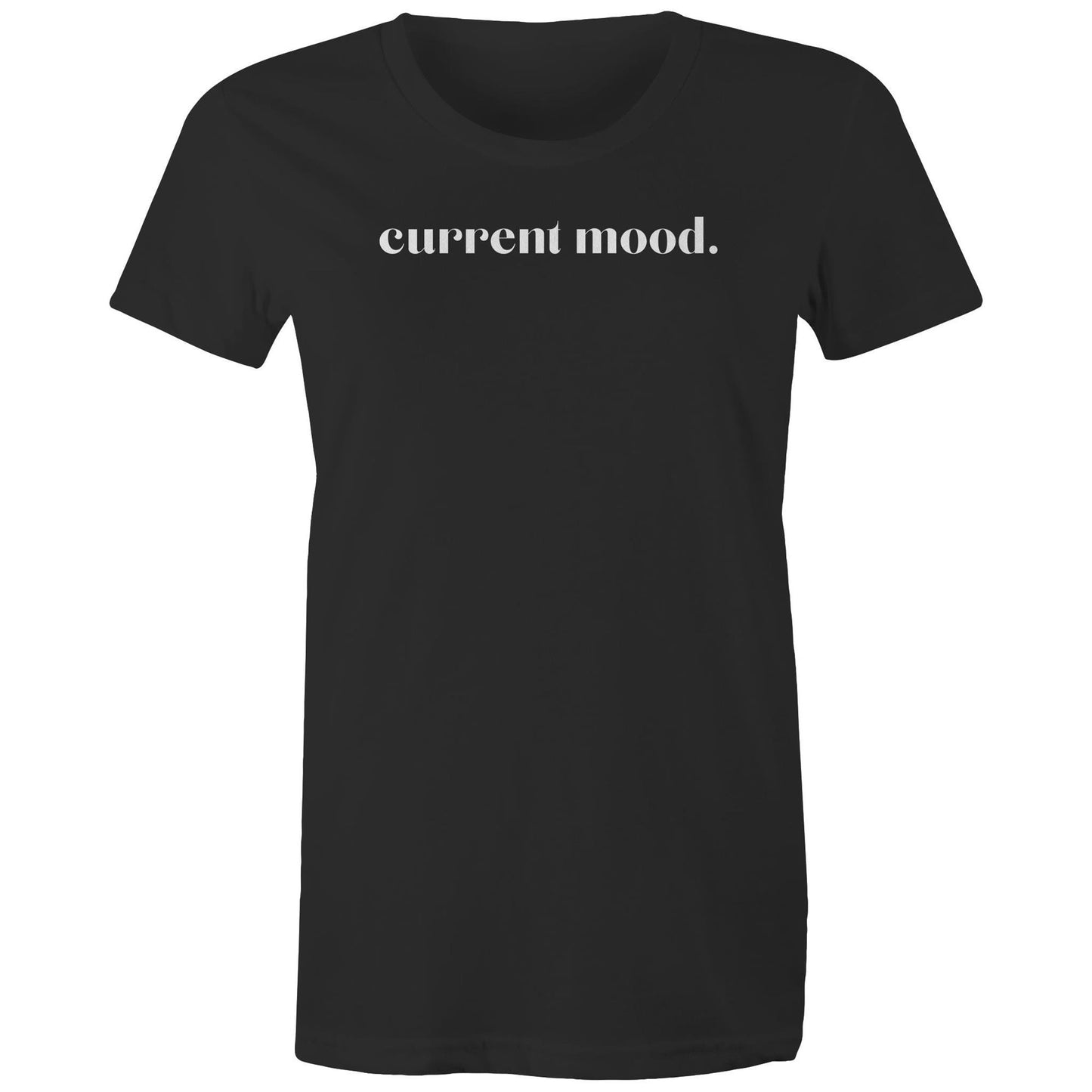 Current Mood 'WHITE LOGO' Women's Tee