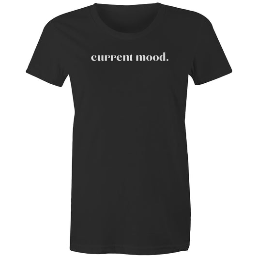Current Mood 'IN LOVE WHITE LOGO' Women's Tee