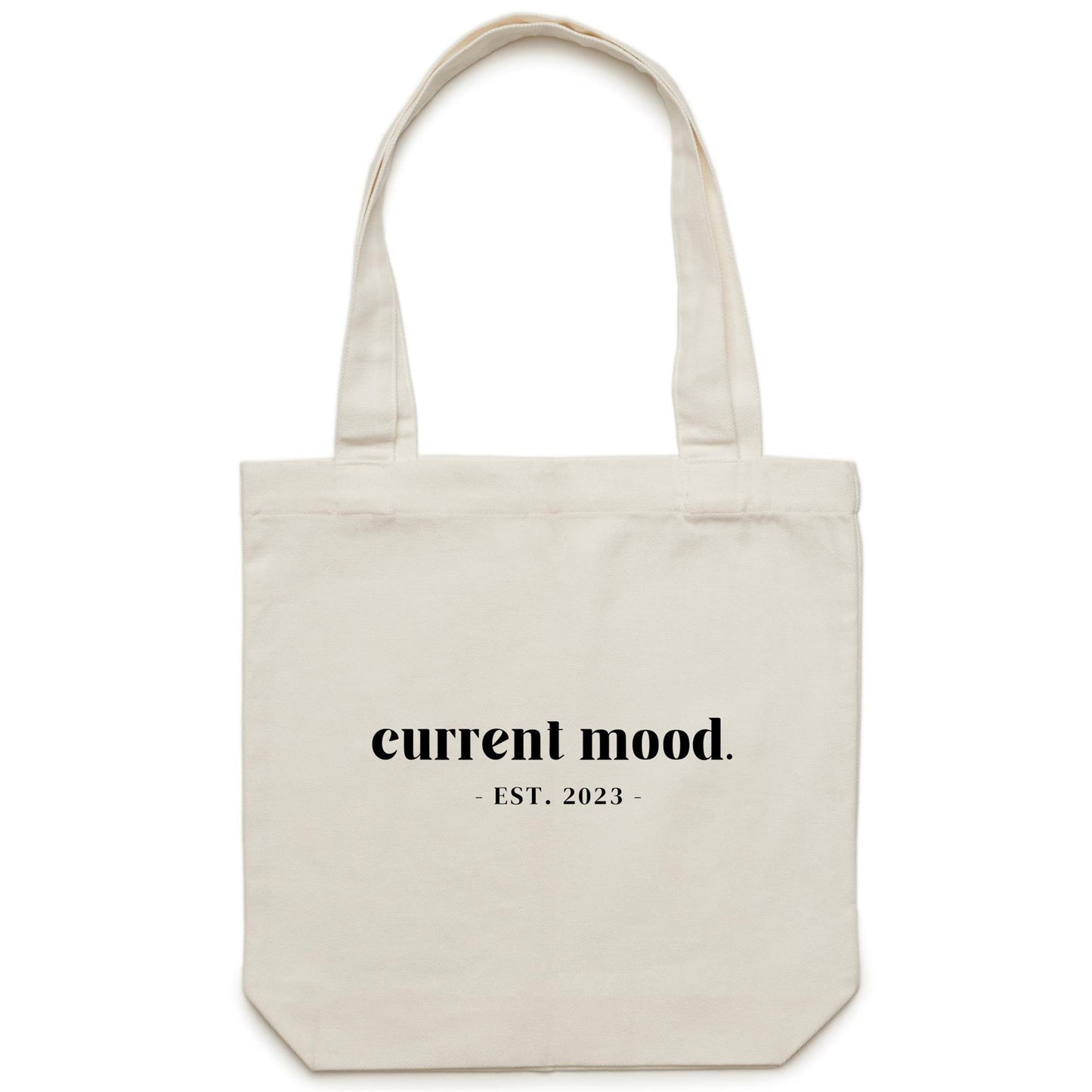 Current Mood 'EST 2023' - Carrie - Canvas Tote Bag