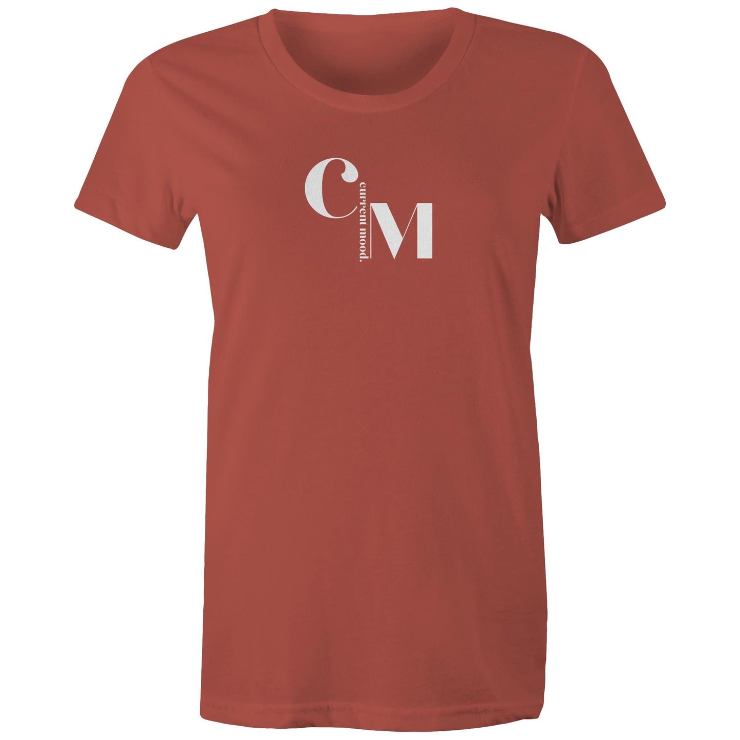 Current Mood 'CM WHITE LOGO' - Women's Tee