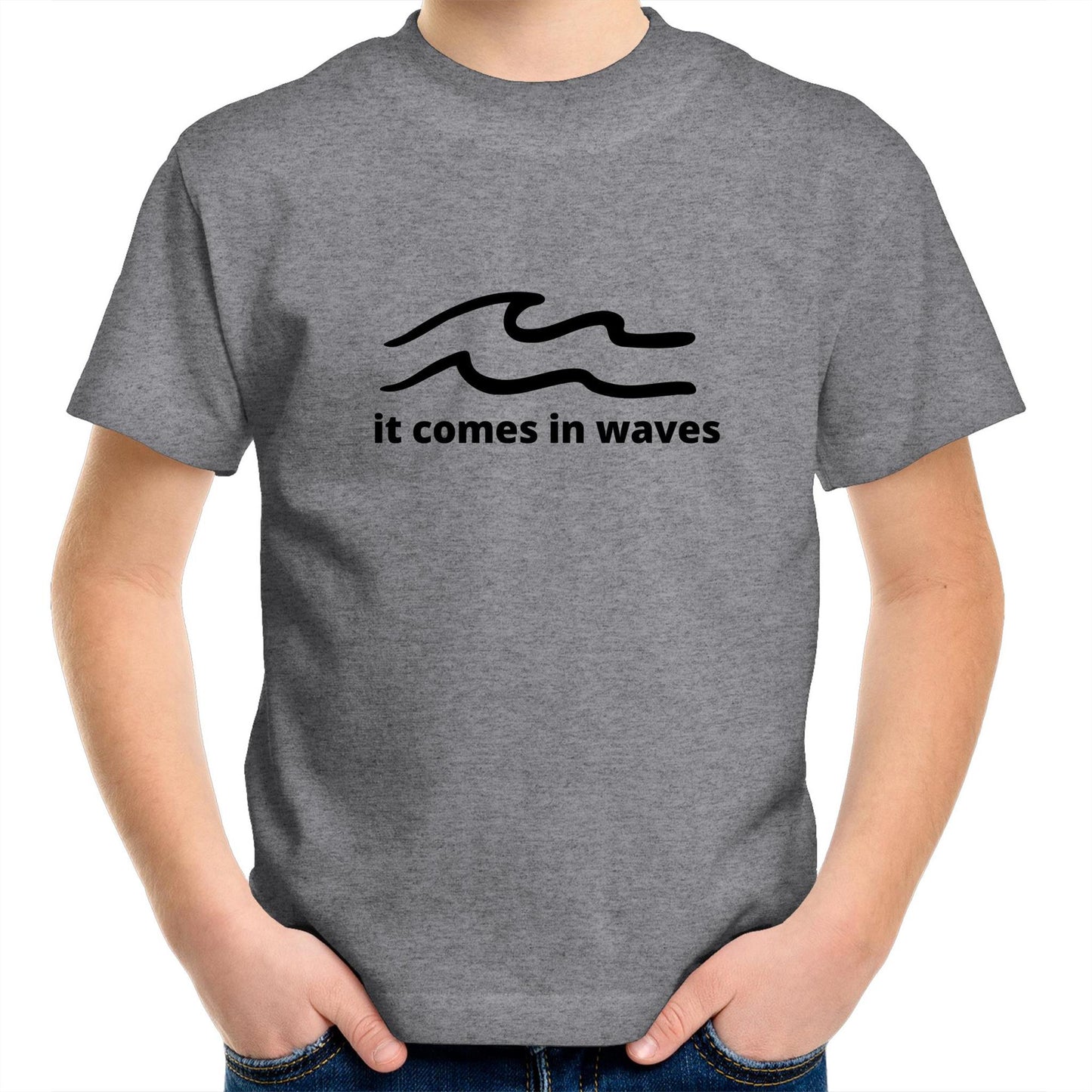 Current Mood 'IT COMES IN WAVES' Youth Tee