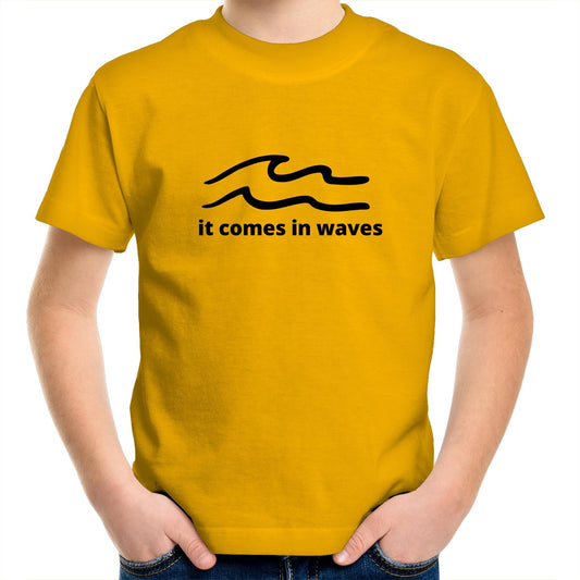Current Mood 'IT COMES IN WAVES' Youth Tee