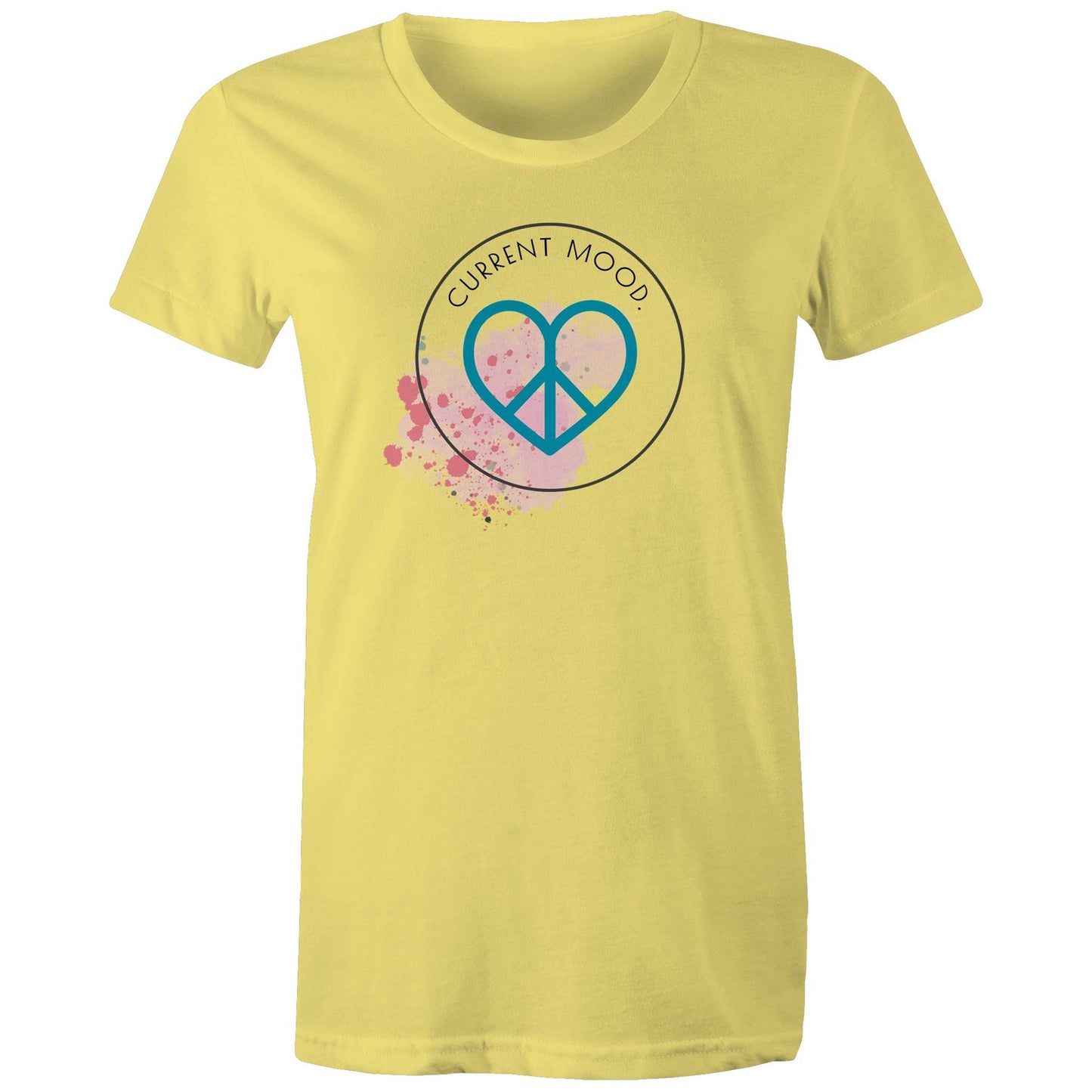 Current Mood 'PAINTED HEART' Women's Tee