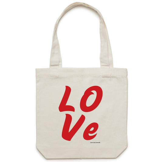 Current Mood 'LOVE' - Carrie - Canvas Tote Bag