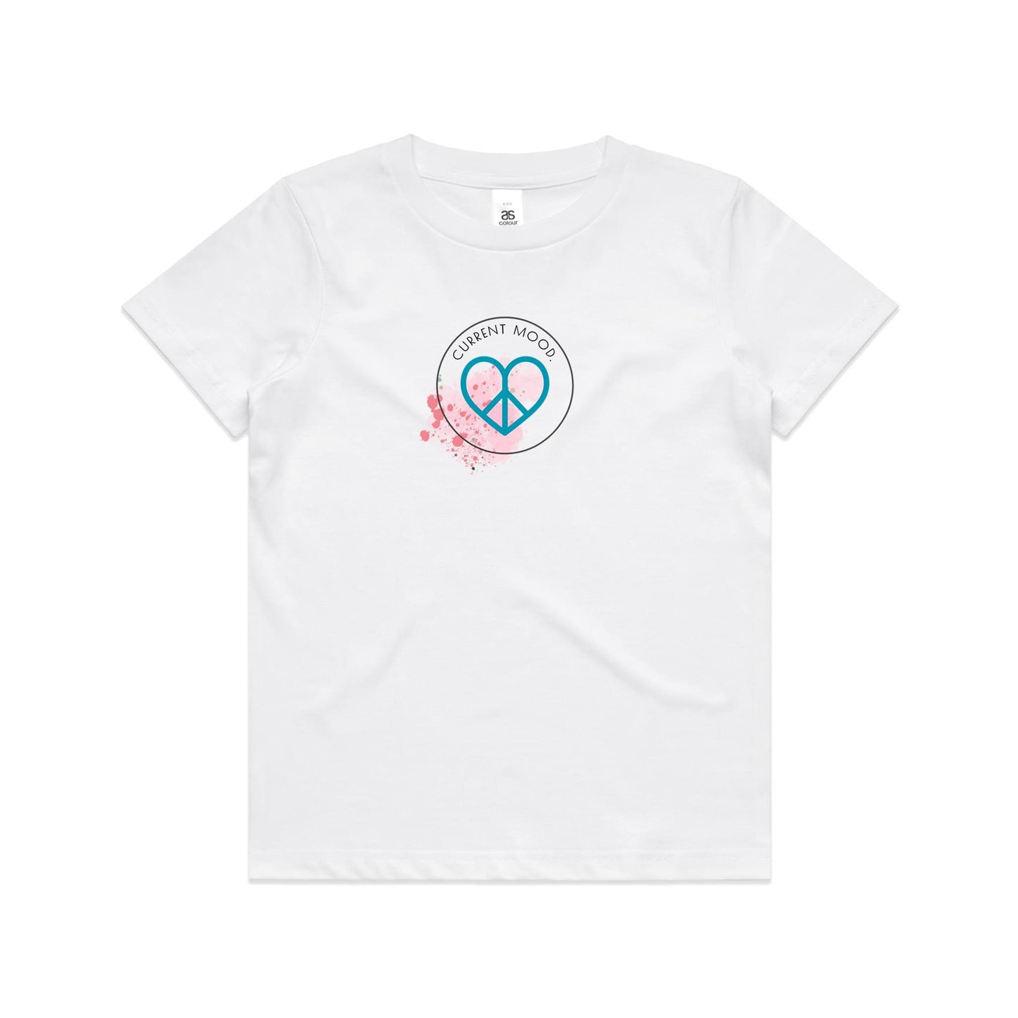Current Mood 'PAINTED HEART' Youth Tee
