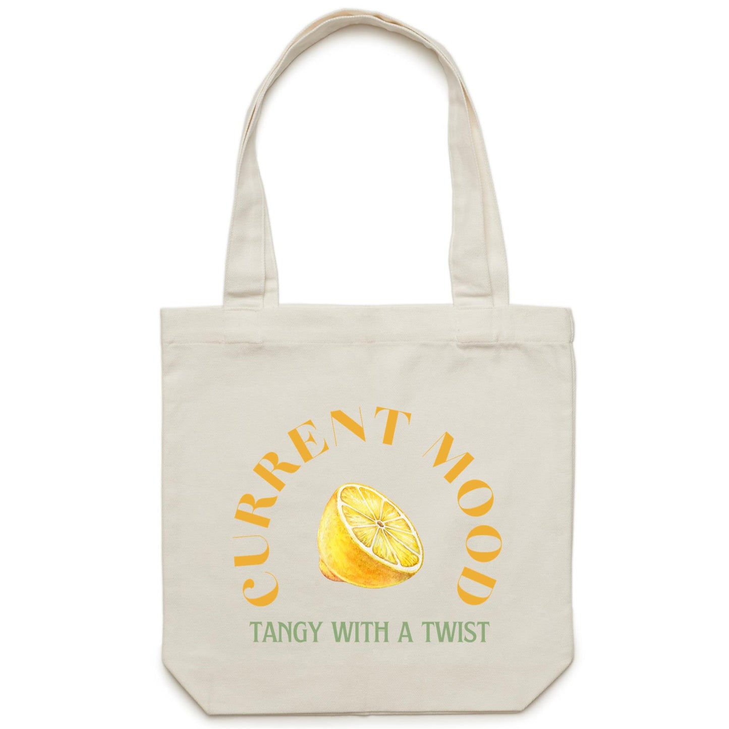 Current Mood 'TANGY WITH A TWIST' - Carrie - Canvas Tote Bag