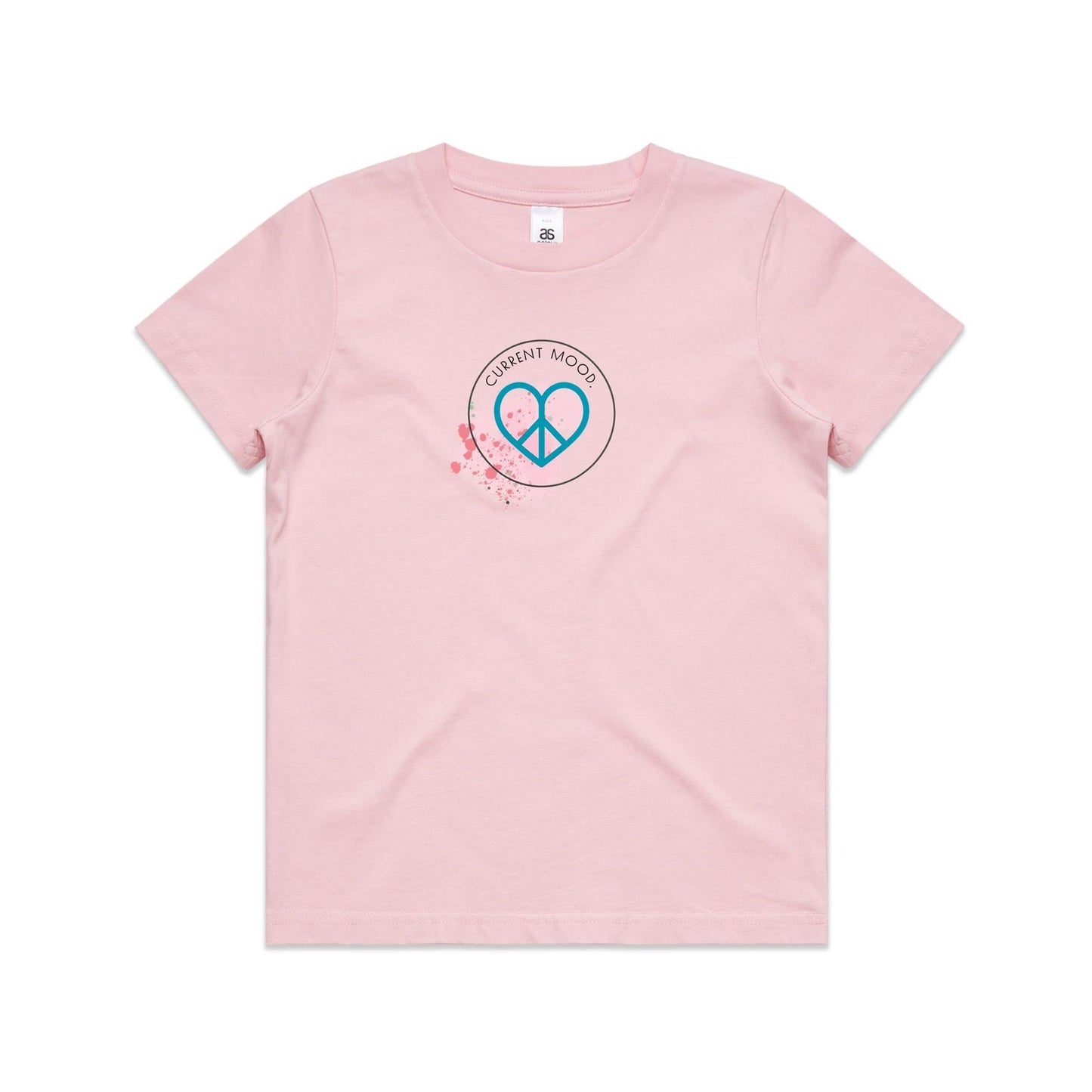 Current Mood 'PAINTED HEART' Youth Tee