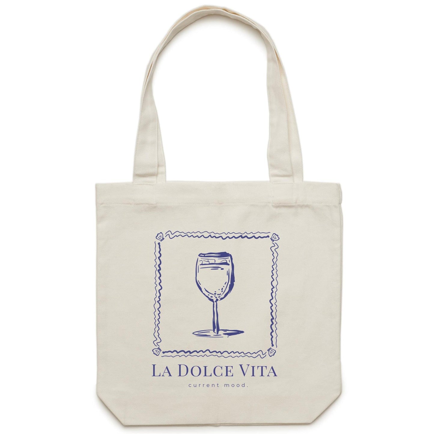 Current Mood 'LA DOLCE VITA' - Carrie - Canvas Tote Bag