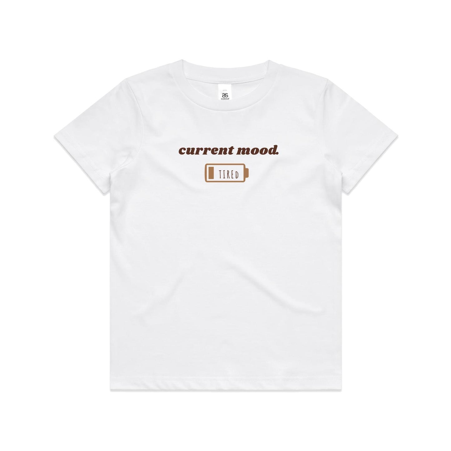 Current Mood 'TIRED' Youth Tee