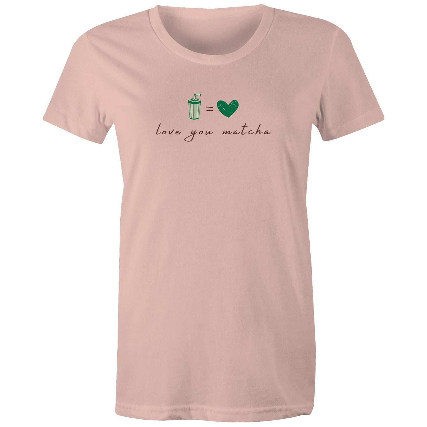 Current Mood 'LOVE YOU MATCHA' Women's Tee