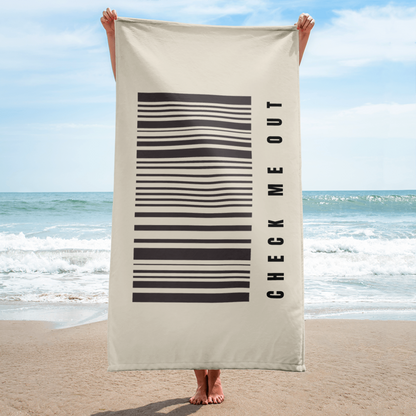 Current Mood: Check Me Out Beach Towel