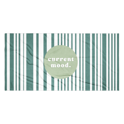 Current Mood - Beach Towel (Green)