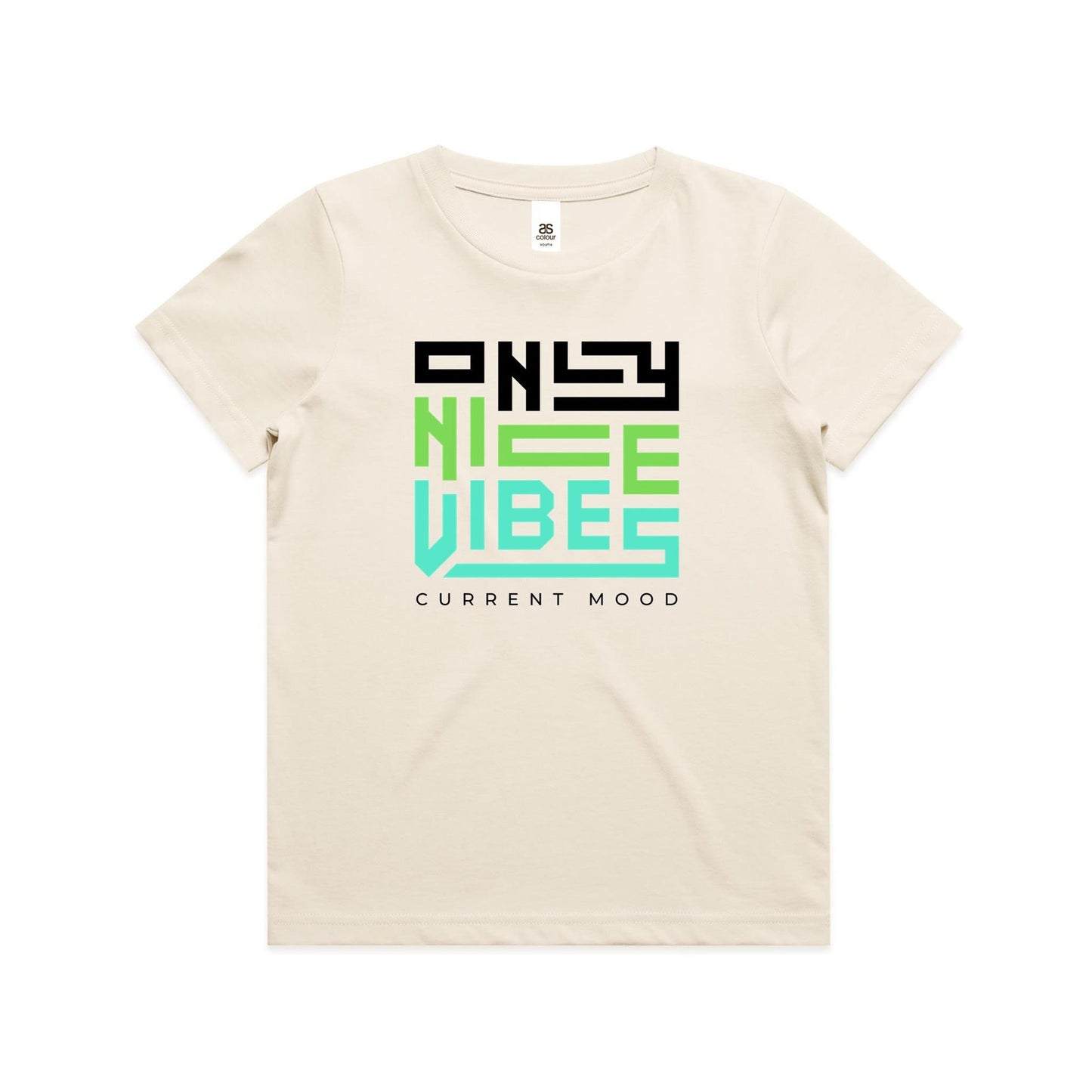 Current Mood 'ONLY NICE VIBES' Youth Tee