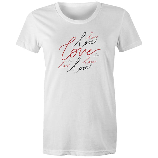Current Mood 'LOVE LOVE LOVE' Women's Tee