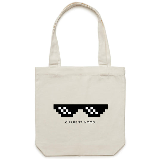 Current Mood 'SHADY' - Carrie - Canvas Tote Bag