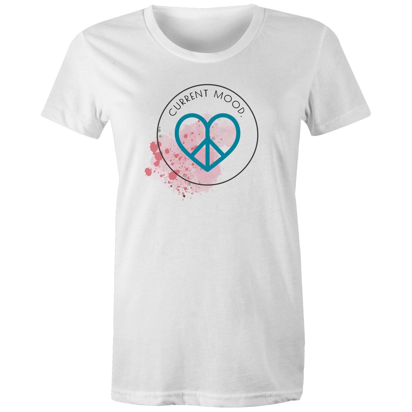 Current Mood 'PAINTED HEART' Women's Tee