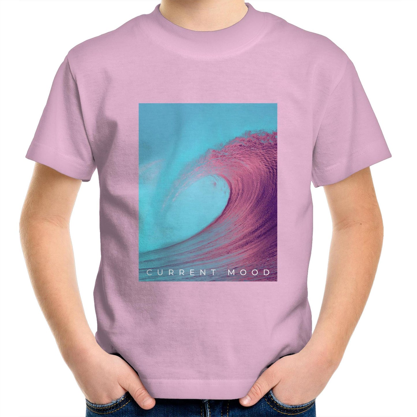 Current Mood 'Wave' Youth Tee