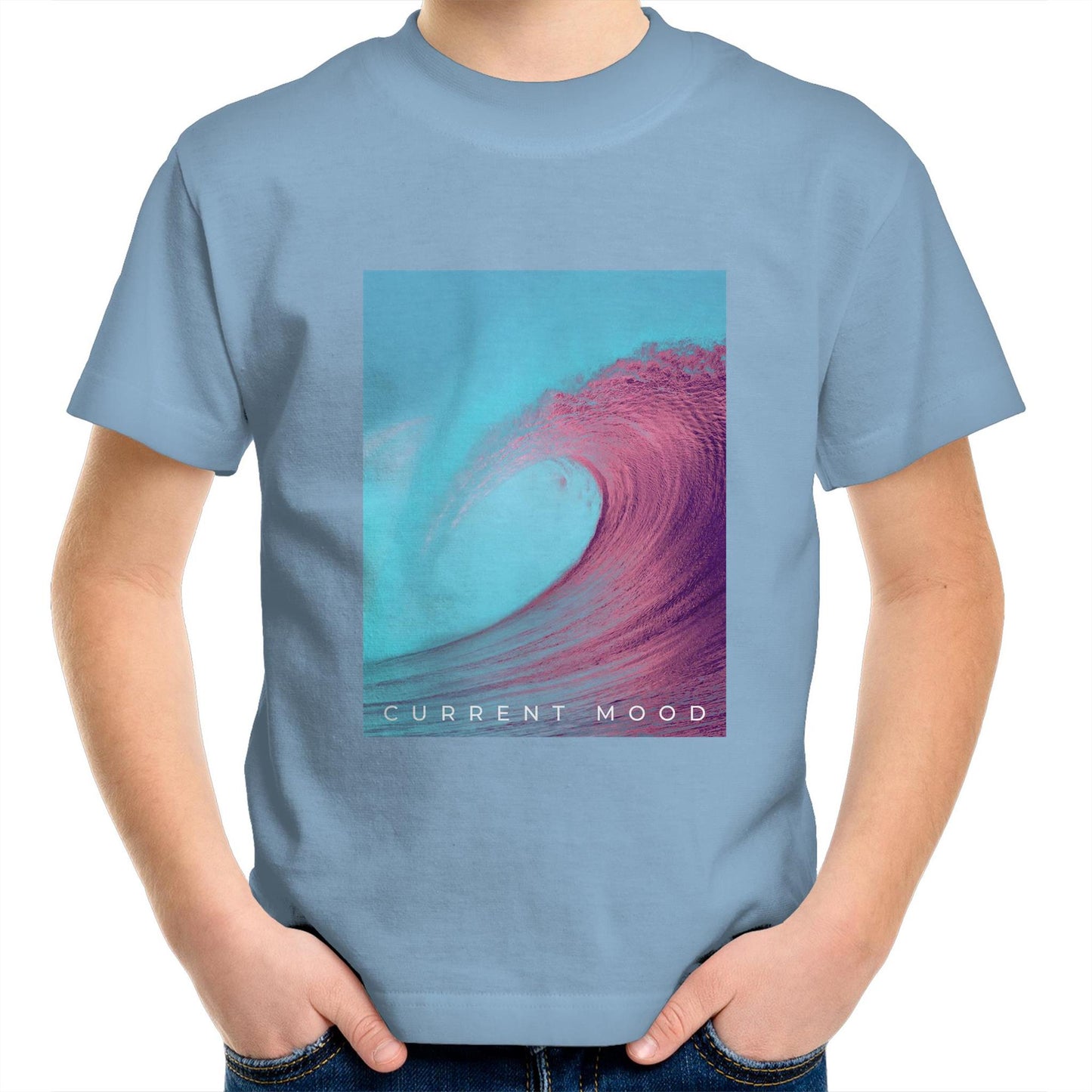 Current Mood 'Wave' Youth Tee