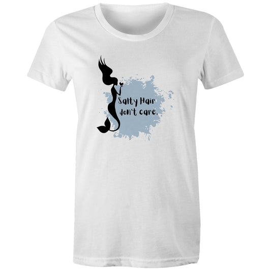 Current Mood 'SALTY HAIR DON'T CARE' Women's Tee