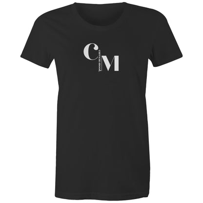 Current Mood 'CM WHITE LOGO' - Women's Tee