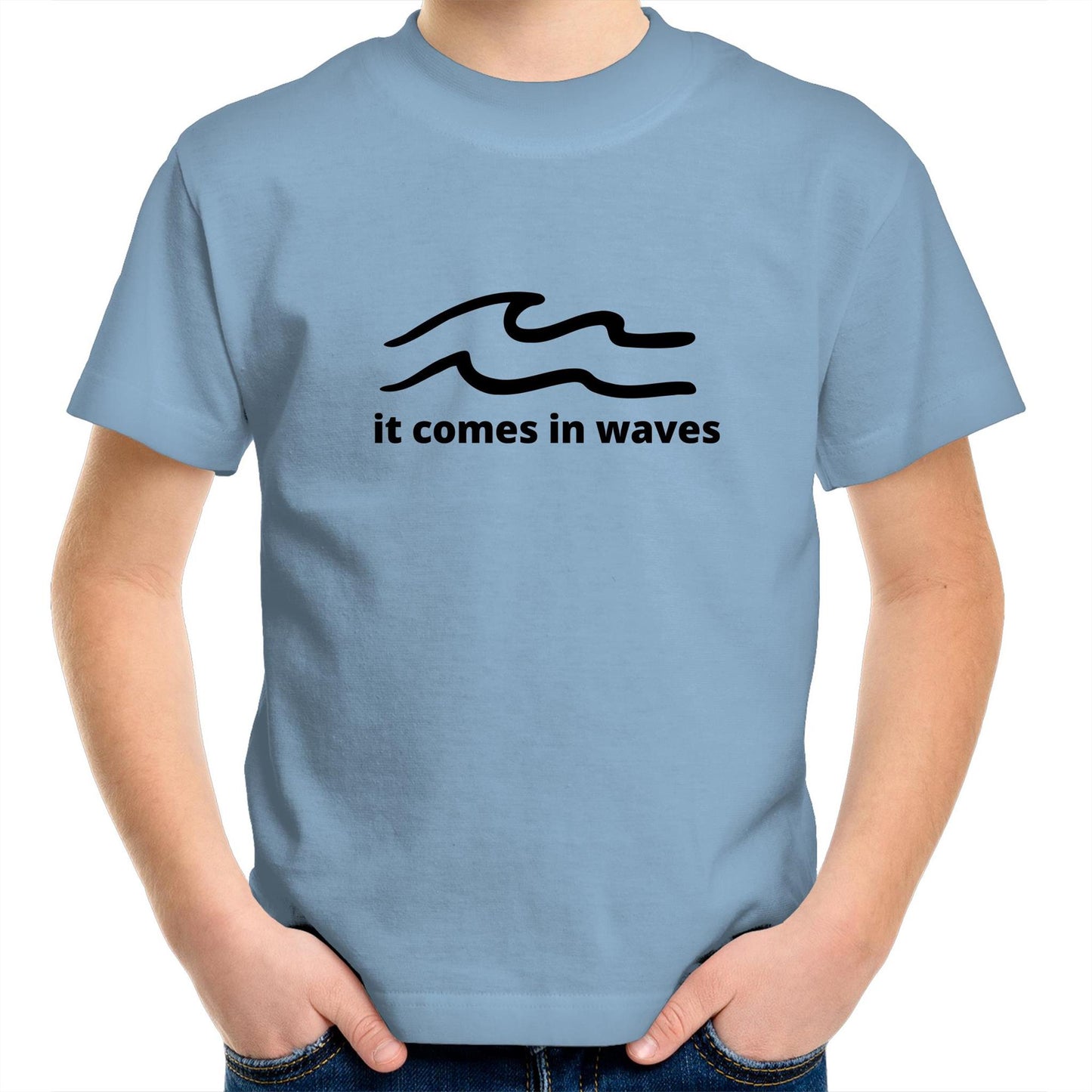 Current Mood 'IT COMES IN WAVES' Youth Tee