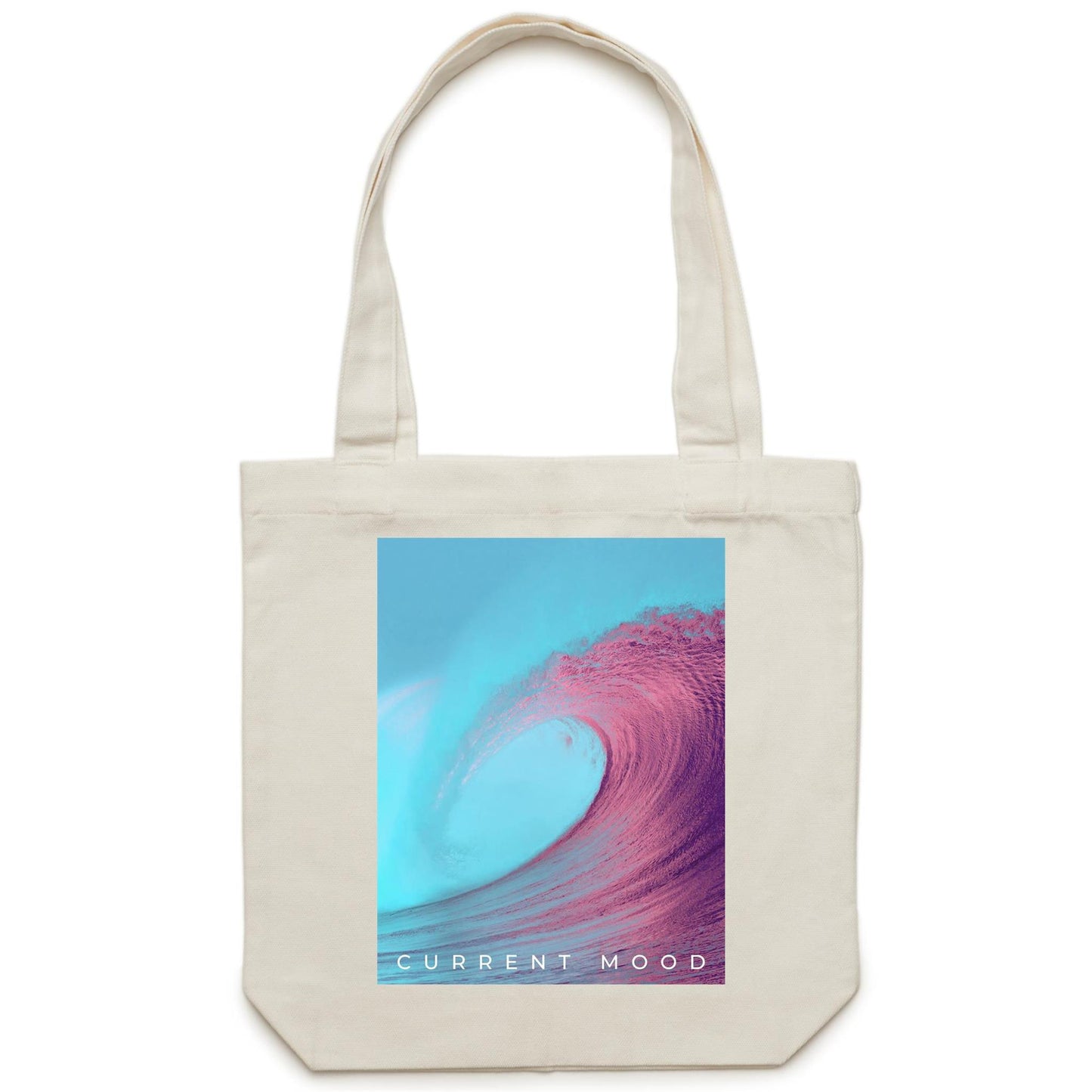 Current Mood 'WAVE' - Carrie - Canvas Tote Bag