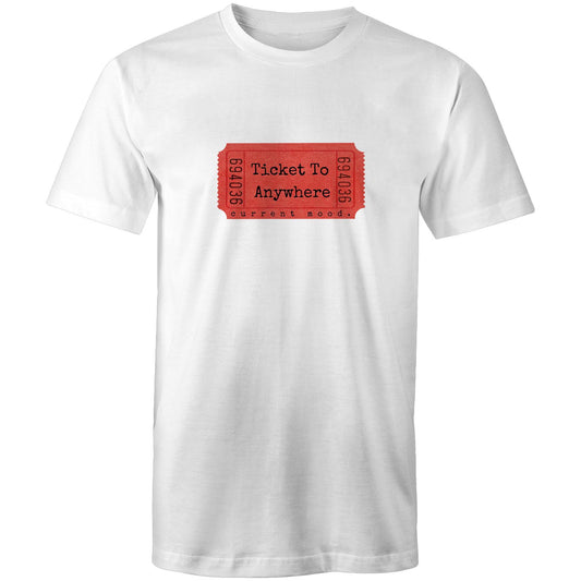 Current Mood 'TICKET TO ANYWHERE' Men's Tee