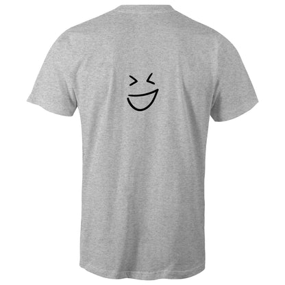 Current Mood 'HAPPY' Men's Black Logo Tee