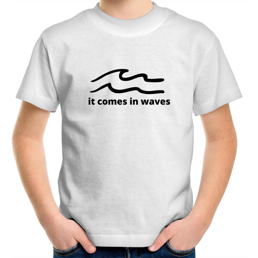 Current Mood 'IT COMES IN WAVES' Youth Tee