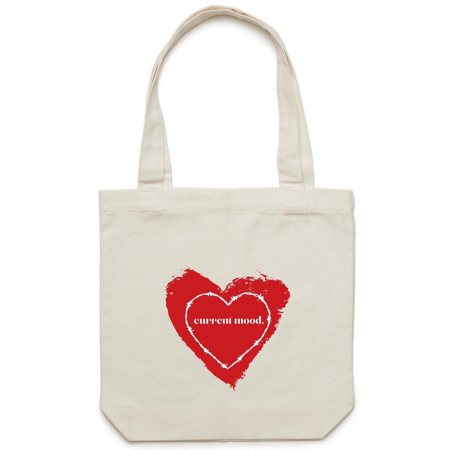Current Mood 'PROTECT YOUR HEART' - Carrie - Canvas Tote Bag