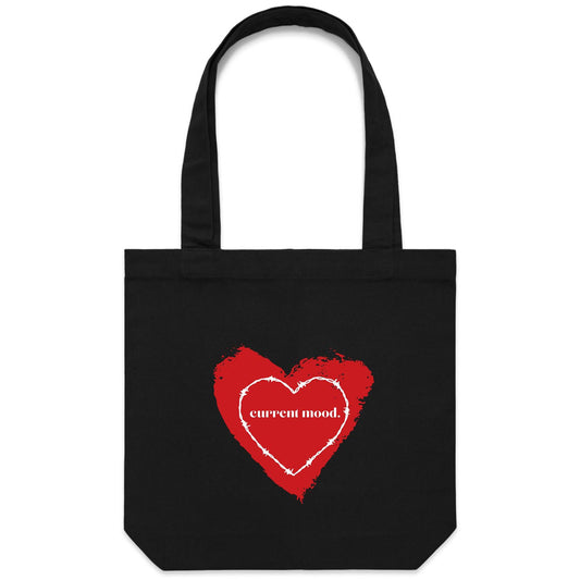 Current Mood 'PROTECT YOUR HEART' - Carrie - Canvas Tote Bag