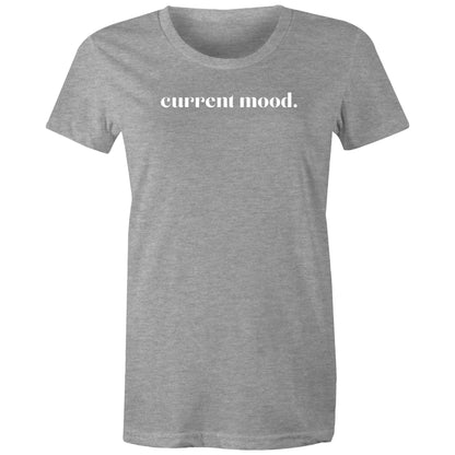 Current Mood 'IN LOVE WHITE LOGO' Women's Tee