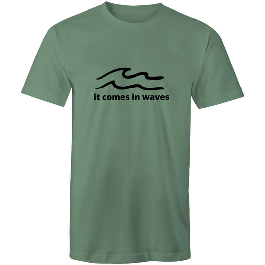 Current Mood 'IT COMES IN WAVES' Men's Tee