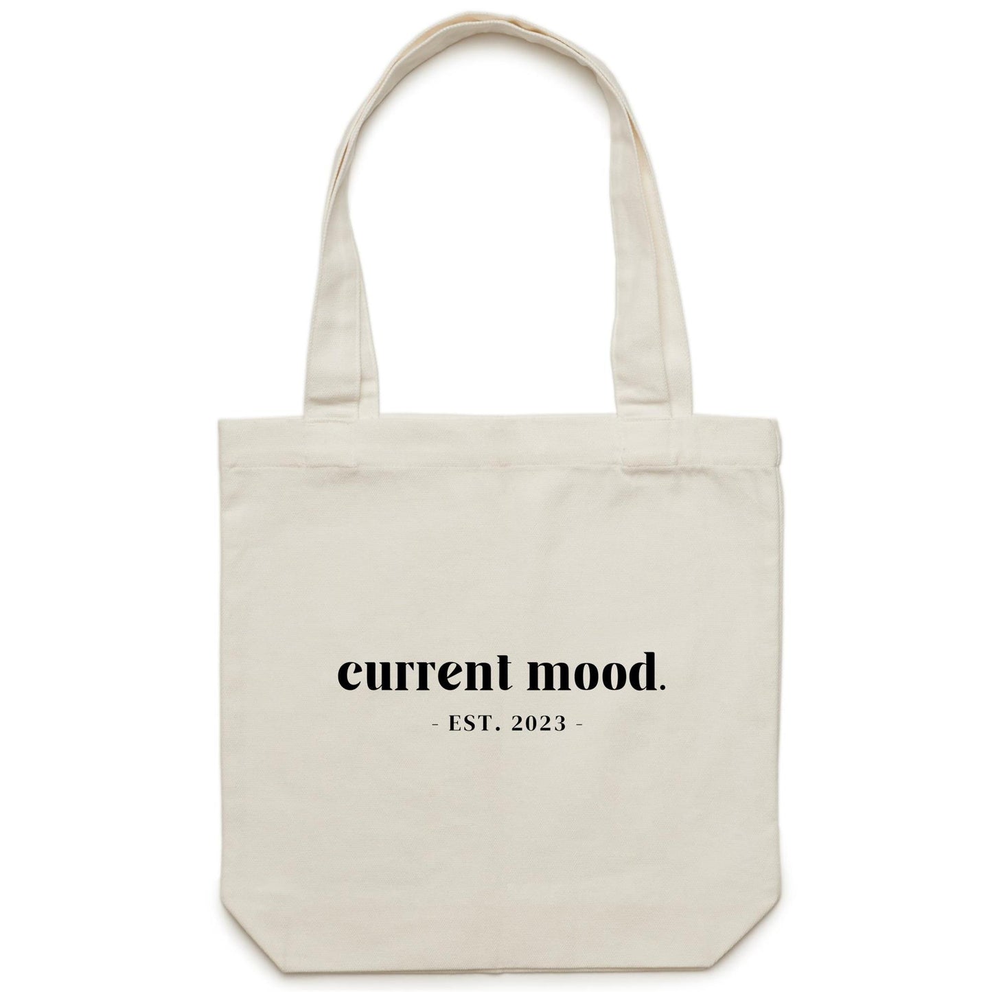Current Mood 'EST 2023' - Carrie - Canvas Tote Bag