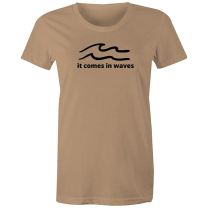 Current Mood 'IT COMES IN WAVES' Women's Tee