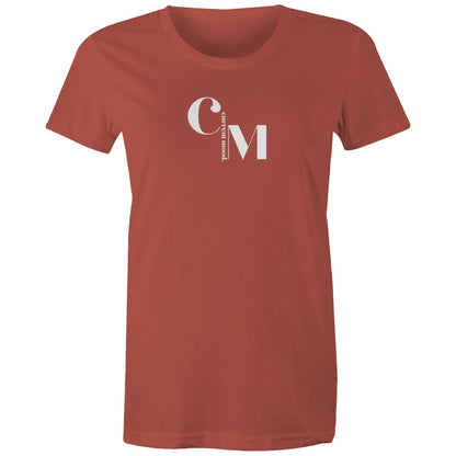 Current Mood 'CM WHITE LOGO' - Women's Tee